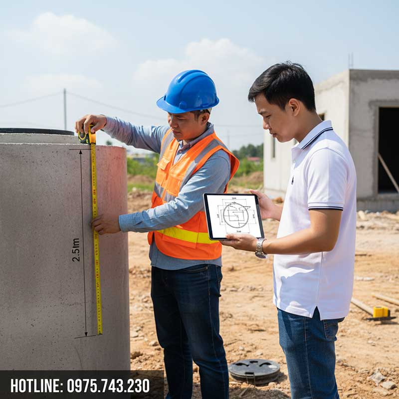 Bể phốt rộng bao nhiêu? Chuẩn kích thước bể phốt gia đình bạn nên biết!