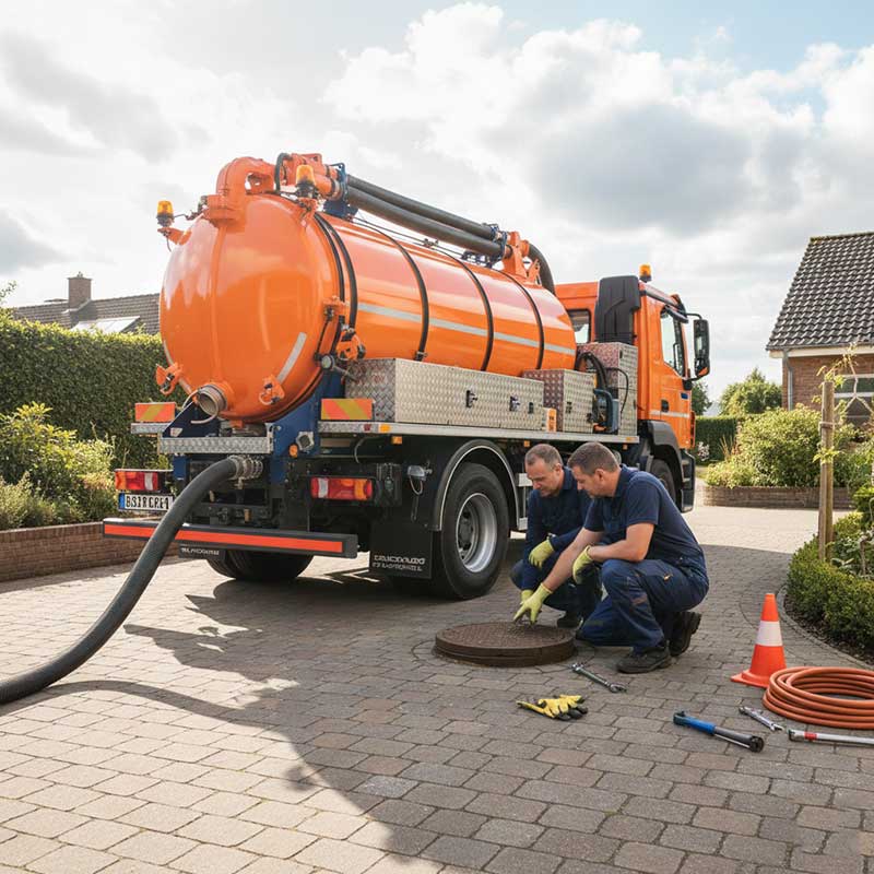 Thời gian hút bể phốt trung bình tại nhà và các công trình lớn