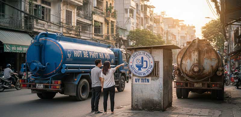 Làm sao chọn đơn vị hút bể phốt uy tín tại Hà Nội?